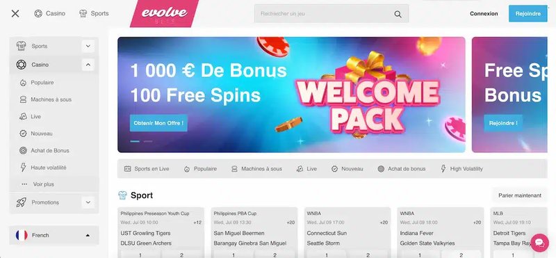evolve casino evolve